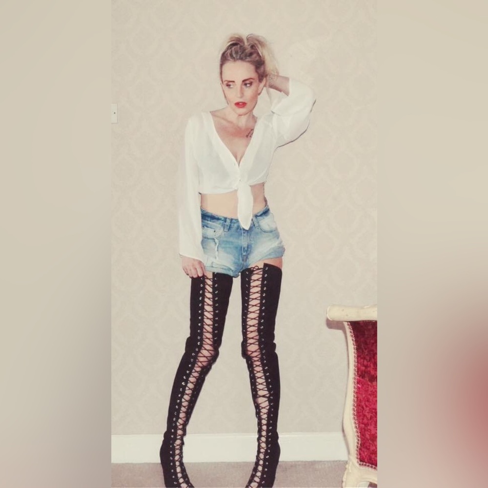 Tony Bianco Ariette Suede Thigh High boots!